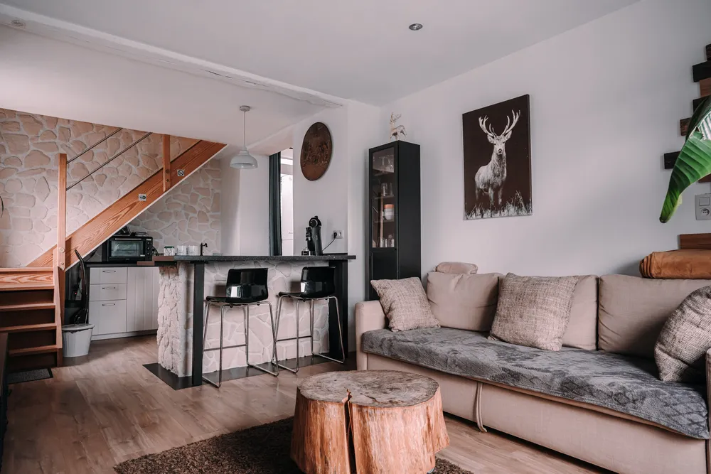 Salle de bain de luxe dans une villa